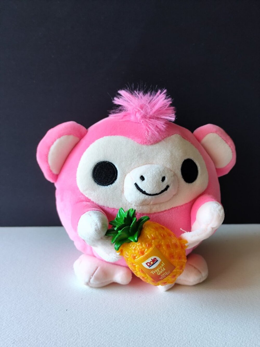 3/$30💜Zuru Snackles Pink Monkey Dole Pineapple Plush